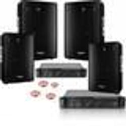 Pack Sono Pro Ibiza Sound 4320w total - 4 Enceintes 4 x 600w - 2 Ampli 2 x 480w - Câblage - Idéal Soirée Salle des Fêtes Mariage Ba