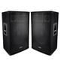 Pack 4 Enceintes Sono 2400W Total Ibiza Sound 3 Voies 4x600w - Câblage - PA DJ MIX Idéal Bar Club Animation Mariage Soirée