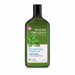 Avalon Organic Strengthening Peppermint Conditioner, Femmes, Cheveux cassants, Cheveux fragilisés, Lissage, Renforcer, 312 g, ...