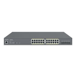 EnGenius ECS1528P commutateur réseau Géré L2+ Gigabit Ethernet (10/100/1000) Connexion Ethernet, supportant l'alimentation via ce port (PoE) Gris