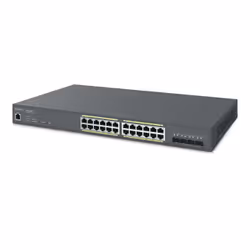 EnGenius ECS1528P commutateur réseau Géré L2+ Gigabit Ethernet (10/100/1000) Connexion Ethernet, supportant l'alimentation via ce port (PoE) Gris