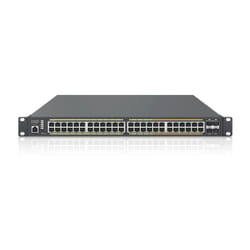 EnGenius ECS2552FP commutateur réseau Géré L2+ Gigabit Ethernet (10/100/1000) Connexion Ethernet, supportant l'alimentation via ce port (PoE) Noir