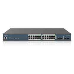 EnGenius EWS7928P-FIT commutateur réseau Géré L2/L3 Gigabit Ethernet (10/100/1000) Connexion Ethernet, supportant l'alimentation via ce port (PoE) Gris