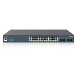 EnGenius EWS7928FP-FIT commutateur réseau Géré L2/L3 Gigabit Ethernet (10/100/1000) Connexion Ethernet, supportant l'alimentation via ce port (PoE) Gris