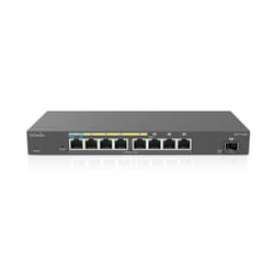 EnGenius EXT1109P commutateur réseau L2 Gigabit Ethernet (10/100/1000) Connexion Ethernet, supportant l'alimentation via ce port (PoE) Gris