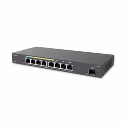EnGenius EXT1109P commutateur réseau L2 Gigabit Ethernet (10/100/1000) Connexion Ethernet, supportant l'alimentation via ce port (PoE) Gris