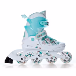 Roller Laguna transformable et ajustable RAVEN blanc/Menthe - Packs : Version Roller en ligne