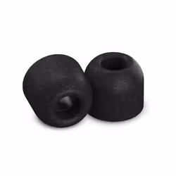 Comply 17-10111-11, Embouts d'oreillettes, mousse, Polyuréthane, Élastomère thermoplastique (TPE), Noir