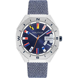 Montre Homme Nautica Loves The Ocean Bleu - Quartz - Tissu recyclé - Natation