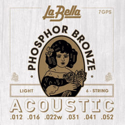La Bella 7GPS corde d'instrument de musique Acoustique 6 pièce(s) Guitare