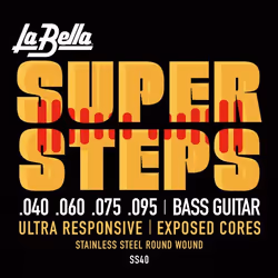 La Bella SS40, Guitare, Acier, Basse, 4 pièce(s)