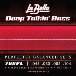 La Bella 760FL corde d'instrument de musique Basse 4 pièce(s) Acier Guitare