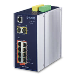 PLANET IGS-10020PT commutateur réseau Géré L3 Gigabit Ethernet (10/100/1000) Connexion Ethernet, supportant l'alimentation via ce port (PoE) Bleu, Blanc
