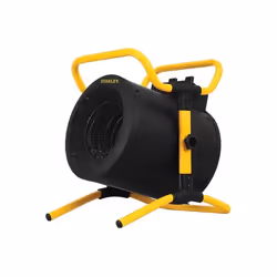 Velleman STN5000R, Chauffage de ventilateur électrique, IP24, Intérieure, Sol, Noir, Jaune, Rotatif