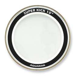 Aquarian Drumheads SK10-24 tambour acoustique Noir, Transparent