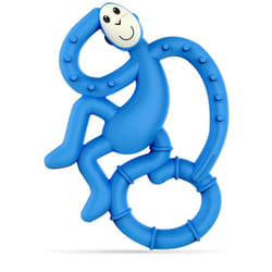 Matchstick Monkey Mini Monkey Teether Blue 1 pcs