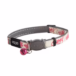 Rogz GlowCat, Chat, Collier standard, Gris, Rose, Polyuréthane, Image, 20 cm