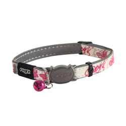 Rogz GlowCat Gris, Rose Polyuréthane Chat Collier standard