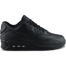NIKE Basket Homme Air Max 90 302519-001 - Cuir - Noir