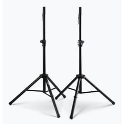 On-Stage Stands SSP7750 support de haut-parleurs Sol Aluminium Noir