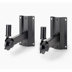 On-Stage Stands SS7322B support de haut-parleurs Mur Acier Noir