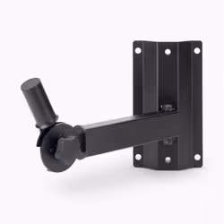 On-Stage Stands SS7322B support de haut-parleurs Mur Acier Noir
