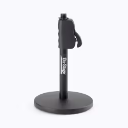 On-Stage Stands DS7200QRB, Pied de micro pour bureau, Base arrondie, Noir, 152,4 mm, 152,4 mm, 24,1 cm