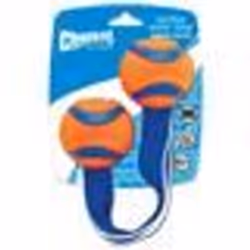 CHUCKIT! Ultra duo tug M - 2 balles en caoutchouc Ø 65cm - Pour chien