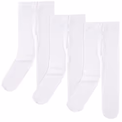 Luvable Friends 01505_white_2T-4T, Enfant, Femelle, 2T-4T, 3 paire(s)