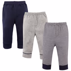 Luvable Friends 10132251_NavyStripe_2T, Mâle, Bébé (0-2 ans), 2 Toddler, Coton, 3 pièce(s)