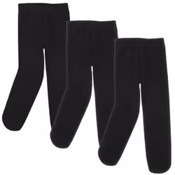 Luvable Friends 10701573_Black_0-9, Bébé (0-2 ans), Femelle, 0-9 M, 3 paire(s)