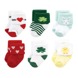 Hudson Baby 10708386_VALENTINEEASTER_0-6M chaussette Unisexe