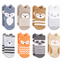 Hudson Baby 10708390_BOYWOODLAND_6-12M, Bébé (0-2 ans), Mâle, 6-12 M, 8 paire(s)