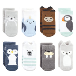 Hudson Baby 10708392_ARCTICANIMALS_6-12M chaussette Mâle