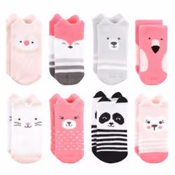 Hudson Baby 10708396_PINKANIMALS_0-6M, Bébé (0-2 ans), Femelle, 0-6 M