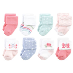 Hudson Baby 10708434_PASTELBUTTERFLY_0-6M chaussette Femelle