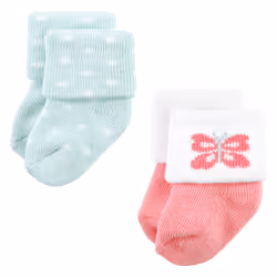 Hudson Baby 10708434_PASTELBUTTERFLY_0-6M chaussette Femelle