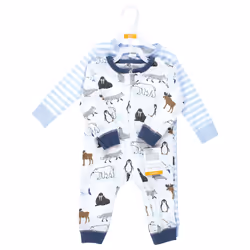 Hudson Baby 10108709_ARCTICANIMALS_0-3M Pyjama intégral