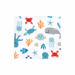 Hudson Baby 10208886_SEACHARACTERS_ONESIZE Couverture pour bébé Garçon