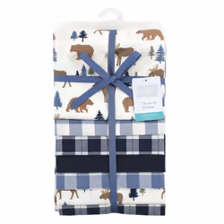 Hudson Baby 10208897_MOOSEBEAR_ONESIZE Couverture pour bébé Garçon
