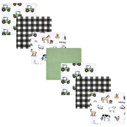 Hudson Baby 10208898_BOYFARM_ONESIZE Couverture pour bébé Garçon