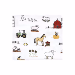 Hudson Baby 10208903_GIRLFARM_ONESIZE Couverture pour bébé Fille
