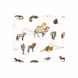 Hudson Baby 10209089_DESERTANIMALS_ONESIZE Couverture pour bébé Garçon