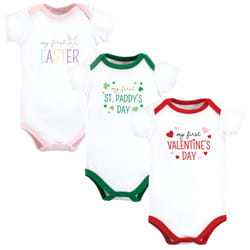 Hudson Baby 10112580_GIRLFIRSTVALENTINEEASTER_3-6M combinaison et grenouillère pour bébés