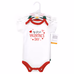Hudson Baby 10112580_GIRLFIRSTVALENTINEEASTER_3-6M combinaison et grenouillère pour bébés