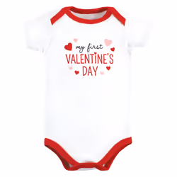 Hudson Baby 10112580_GIRLFIRSTVALENTINEEASTER_3-6M combinaison et grenouillère pour bébés