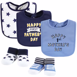 Hudson Baby 10513693_BoyMothersFathersDay_OneSize, Mâle, Bébé (0-2 ans), One Size