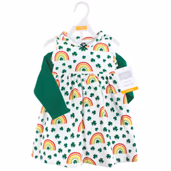 Hudson Baby 10113989_STPATRICKSRAINBOW_0-3M Robe
