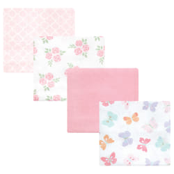 Hudson Baby 10214615_PASTELBUTTERFLY_ONESIZE Couverture pour bébé Fille