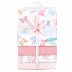 Hudson Baby 10214615_PASTELBUTTERFLY_ONESIZE Couverture pour bébé Fille